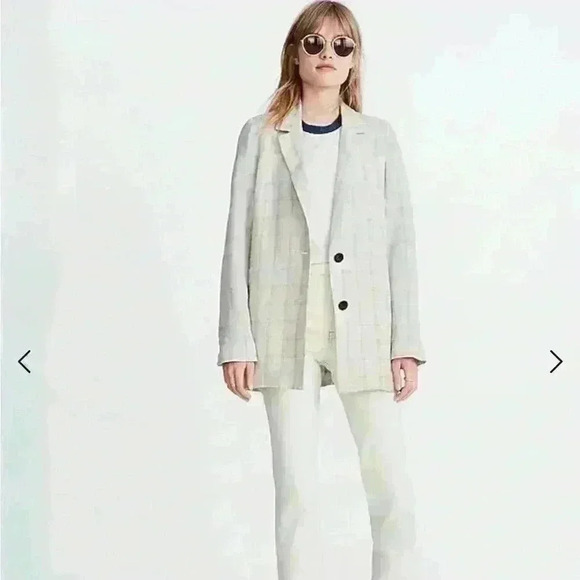 Madewell Dorset Blazer in Windowpane - Picture 1 of 8